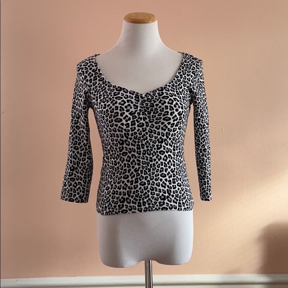 Women’s cheetah top